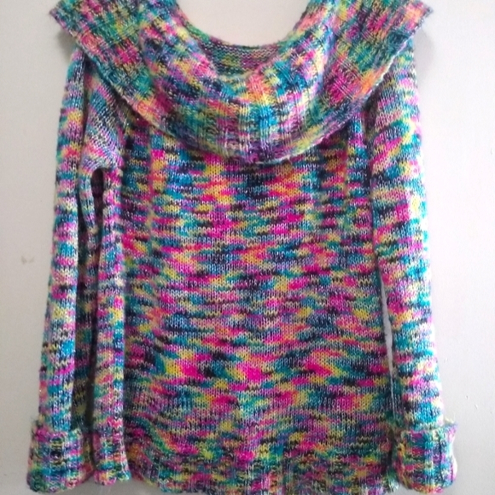 Motley Party Cowl Neck Sweater